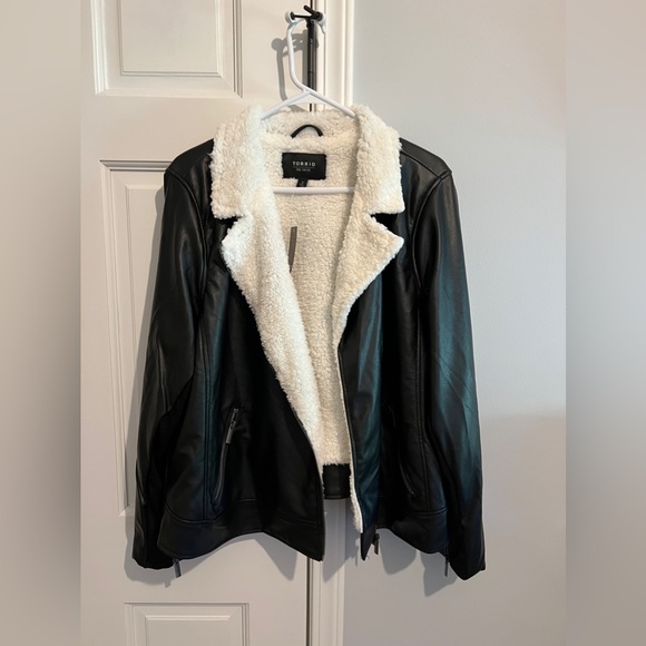 torrid Jackets & Blazers - Torrid Faux Leather Jacket